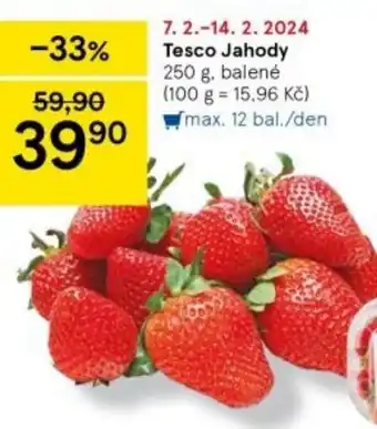 Tesco Jahody 250 g