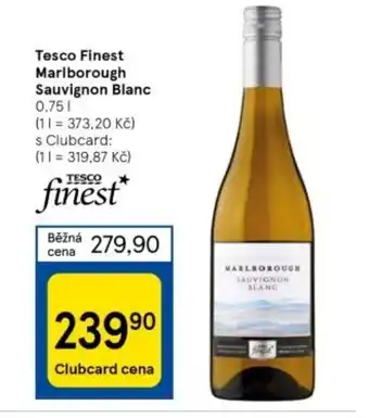 Tesco Tesco Finest Marlborough Sauvignon Blanc 0.75 l. nabídka