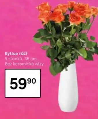 Tesco Kytice růží nabídka