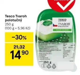 Tesco Tesco Tvaroh polotučný 250 g nabídka
