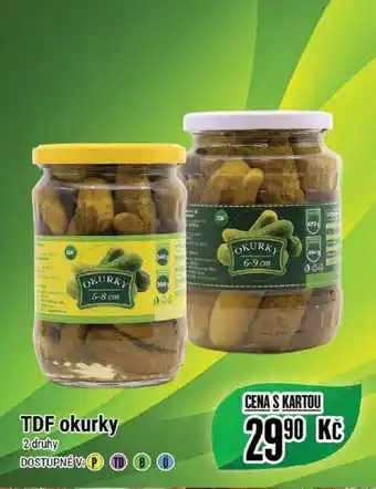 Tamda Foods TDF okurky nabídka