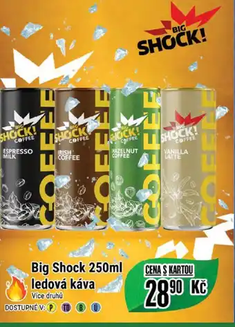 Tamda Foods Big Shock 250ml ledová káva nabídka