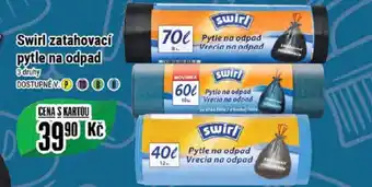 Tamda Foods Swirl zatahovací pytle na odpad nabídka
