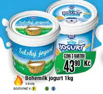 Bohemilk jogurt 1kg