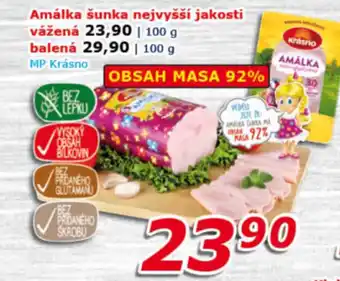 ESO MARKET Amálka šunka nejvyšší jakosti nabídka
