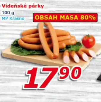 ESO MARKET Vídeňské párky 100 g nabídka