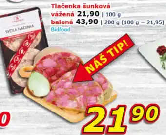 ESO MARKET Tlačenka šunková nabídka