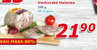 ESO MARKET Venkovská tlačenka 100 g nabídka