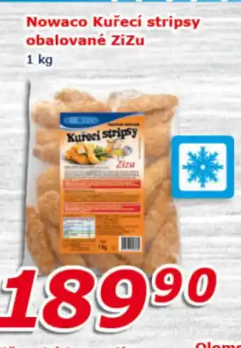 ESO MARKET Nowaco Kuřecí stripsy obalované ZiZu 1 kg nabídka
