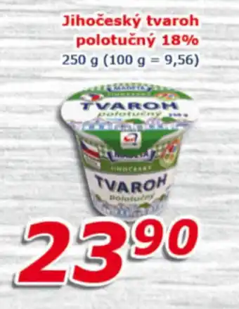 ESO MARKET Jihočeský tvaroh polotučný 18% 250 g nabídka
