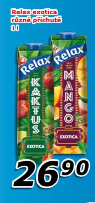 ESO MARKET Relax exotica různé příchutě 1 l. nabídka