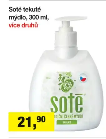 Šlak Soté tekuté mýdlo, 300 ml nabídka