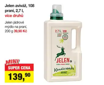 Šlak Jelen aviváž, 108 praní, 2,7 l. nabídka