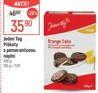 Globus Jeden Tag Piškoty s pomerančovou náplní nabídka