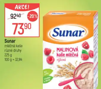 Globus Sunar mléčná kaše nabídka