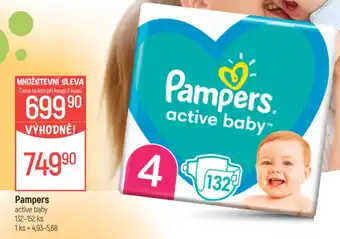 Globus Pampers active baby nabídka