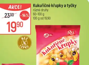 Globus Kukuřičné křupky a tyčky nabídka