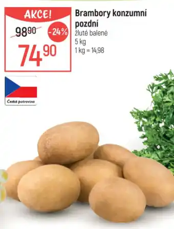 Globus Brambory konzumní pozdní nabídka