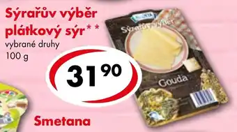 CBA Sýrařův výběr plátkový sýr nabídka