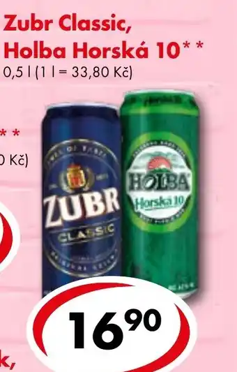 CBA Zubr Classic, Holba Horská 10 nabídka