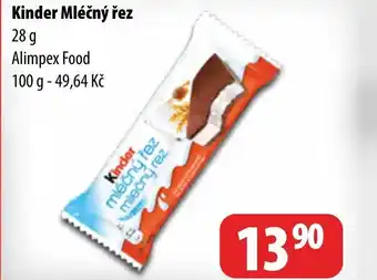 Partner Maloobchodní síť Kinder Mléčný řez nabídka