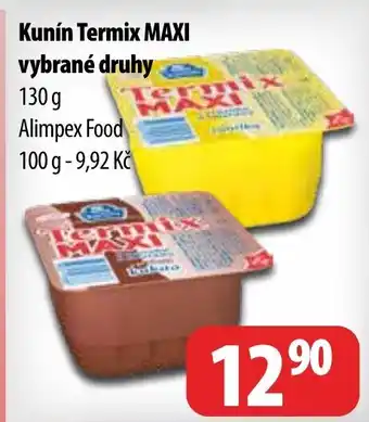 Partner Maloobchodní síť Kunín Termix MAXI vybrané druhy nabídka