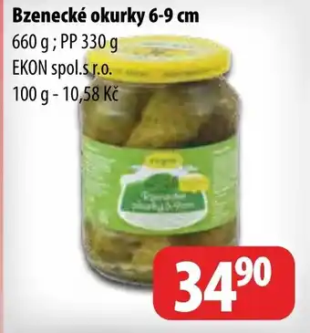 Bzenecké okurky 6-9 cm