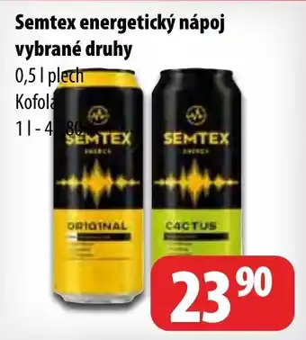 Partner Maloobchodní síť Semtex energetický nápoj vybrané druhy nabídka