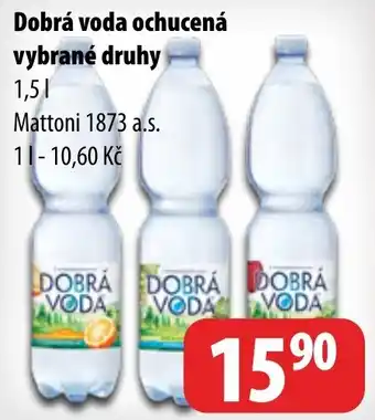 Partner Maloobchodní síť Dobrá voda ochucená vybrané druhy nabídka