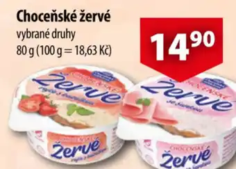 CBA Choceňské žervé nabídka
