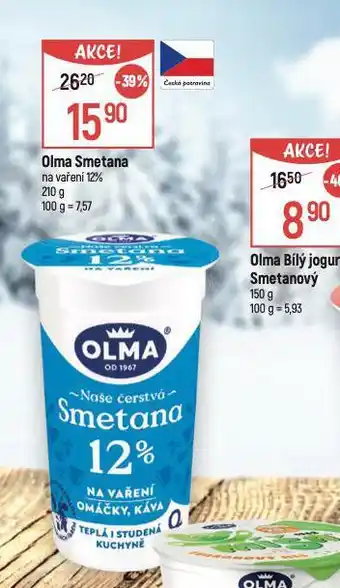 Globus Olma smetana na vaření 12% nabídka