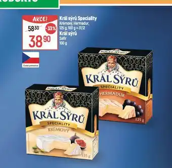 Globus Král sýrů speciality nabídka