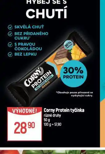 Globus Corny protein tyčinka nabídka