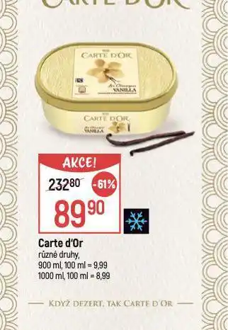Globus Zmrzlina carte d´or nabídka