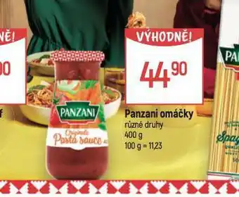 Globus Panzani omáčky nabídka