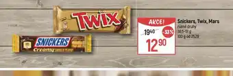 Globus Snickers, twix, mars nabídka