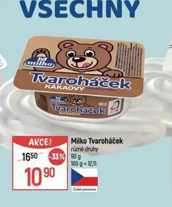 Globus Milko tvaroháček nabídka