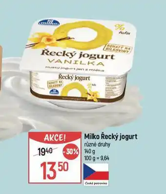 Globus Milko řecký jogurt nabídka