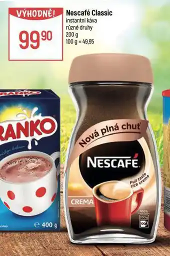 Globus Nescafé classic nabídka