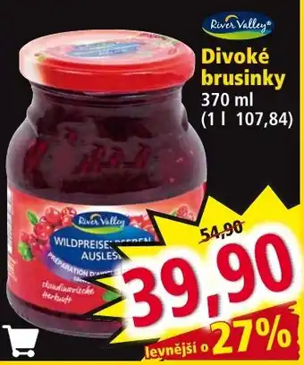 Norma River Valley Divoké brusinky 370 ml nabídka