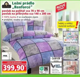 Norma Ložní prádlo ,Renforcé" nabídka