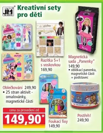Norma Kreativní sety pro děti nabídka