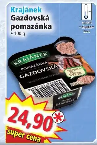 Krajánek Gazdovská pomazánka