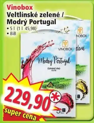 Norma Vinobox Veltlínské zelené / Modrý Portugal nabídka