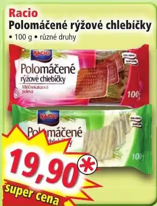 Norma Racio Polomáčené rýžové chlebíčky nabídka