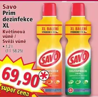 Norma Savo Prim dezinfekce XL nabídka