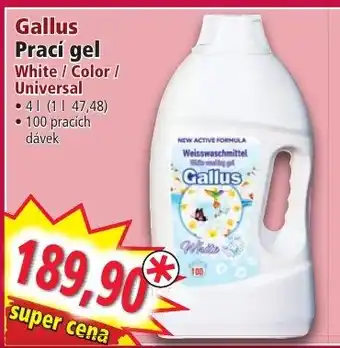Norma Gallus Prací gel nabídka