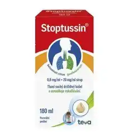 Benu Stoptussin, sirup nabídka
