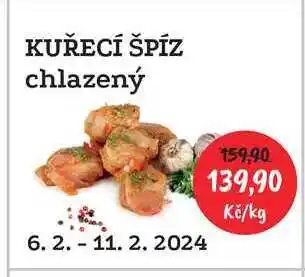 RABBIT řeznictví KUŘECÍ ŠPÍZ chlazený 1kg nabídka