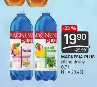 Flop MAGNESIA PLUS různé druhy 0,7l nabídka